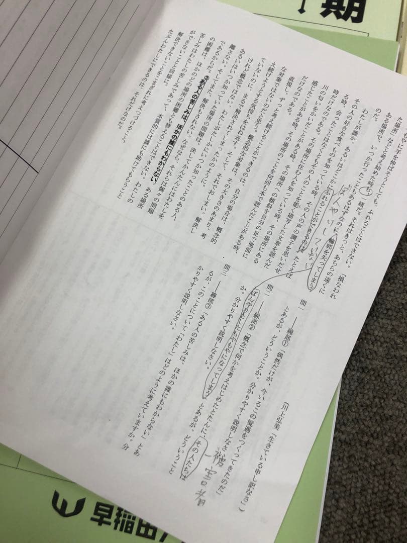 早稲田アカデミー6年　NN渋谷幕張　日曜講座/正月特訓他 中古　2025受験