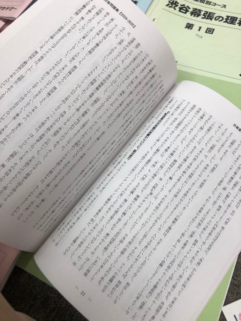 早稲田アカデミー6年　NN渋谷幕張　日曜講座/正月特訓他 中古　2025受験