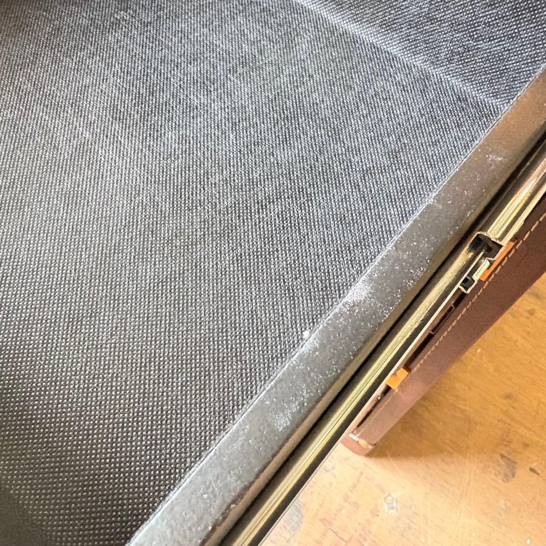 訳あり品！【108】アンティークビンテージ調レザートランクチェスト四段タンス収納