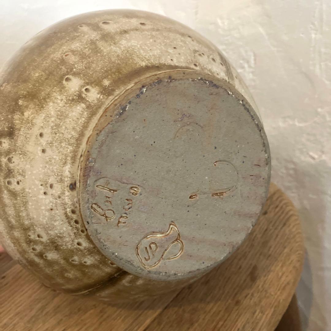 フランスアンティーク　花瓶　陶器