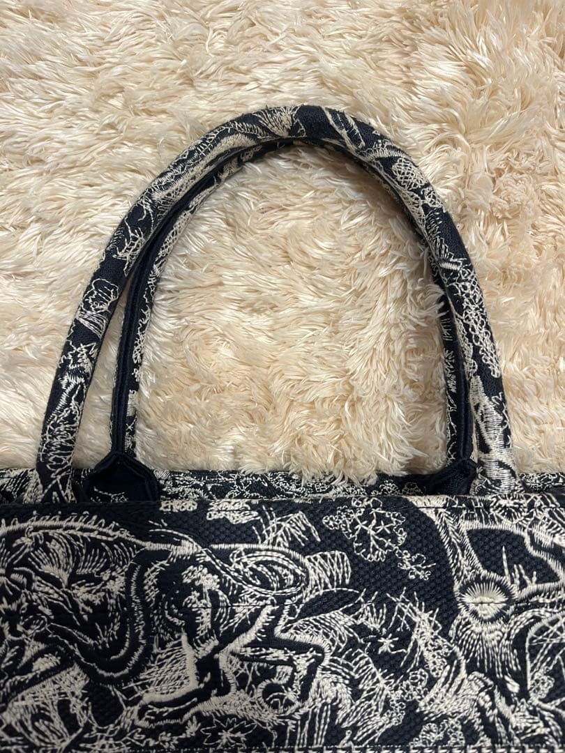 CHRISTIAN DIOR アニマルプリント トートバッグ