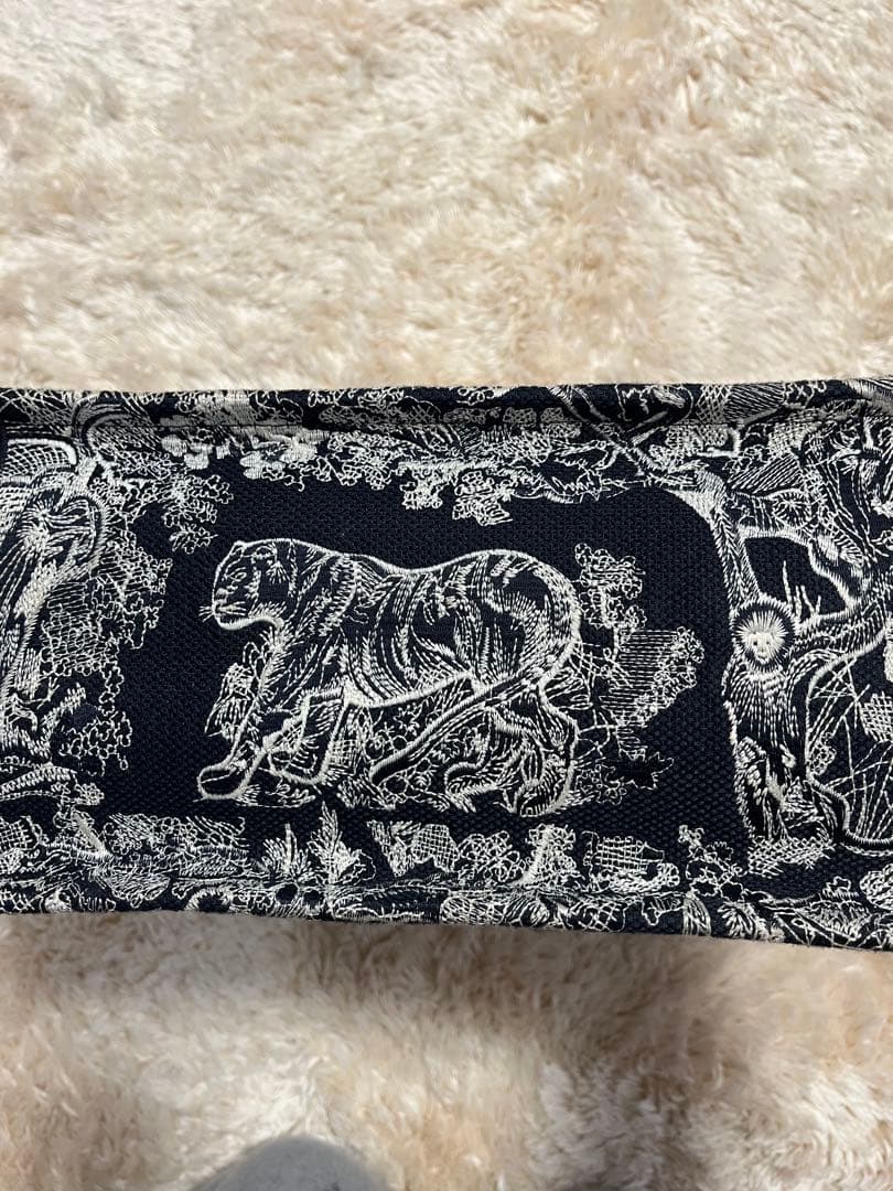 CHRISTIAN DIOR アニマルプリント トートバッグ