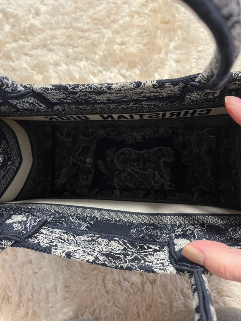 CHRISTIAN DIOR アニマルプリント トートバッグ