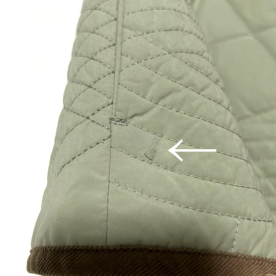 【北欧、暮らしの道具店】キルティングベスト よしいちひろさんコラボ　ライトカーキ