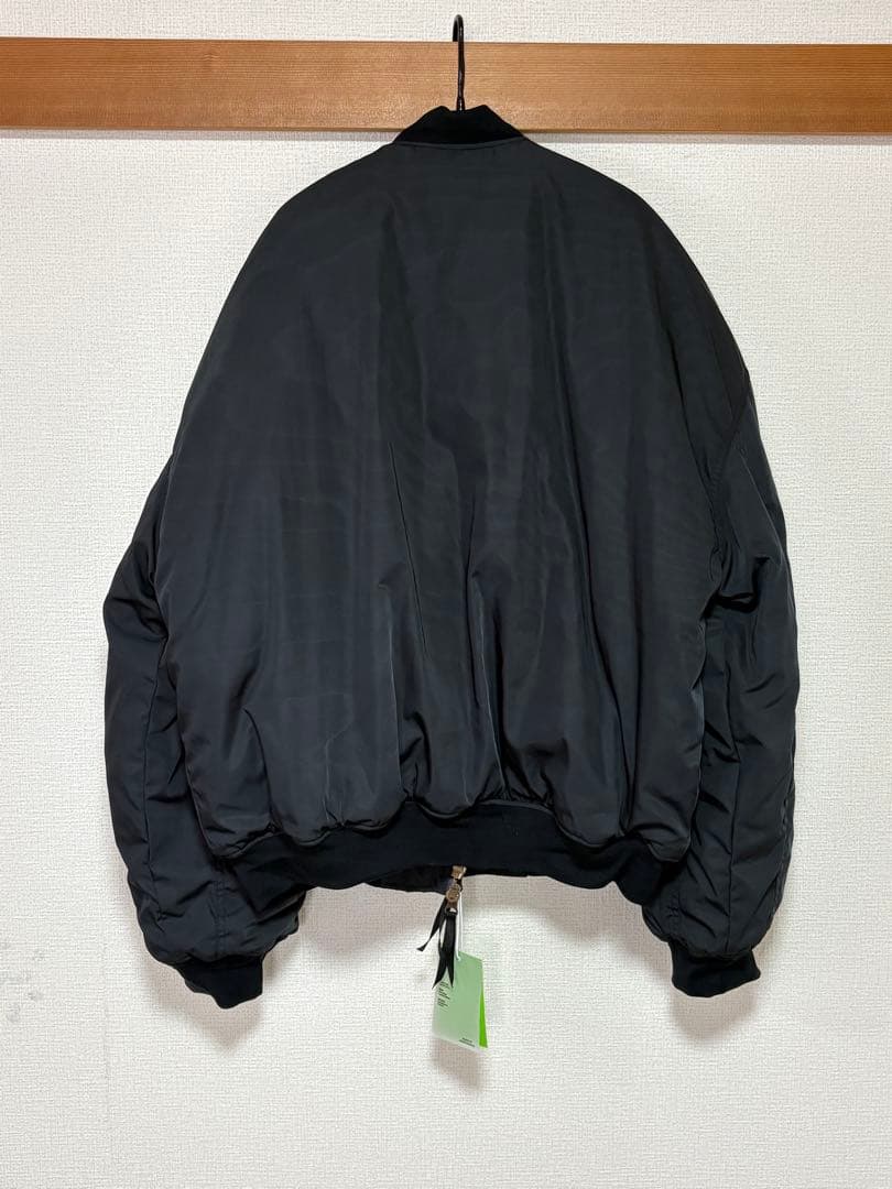 新品 オーバーサイズ MA-1フライトジャケット ブラック 2XL