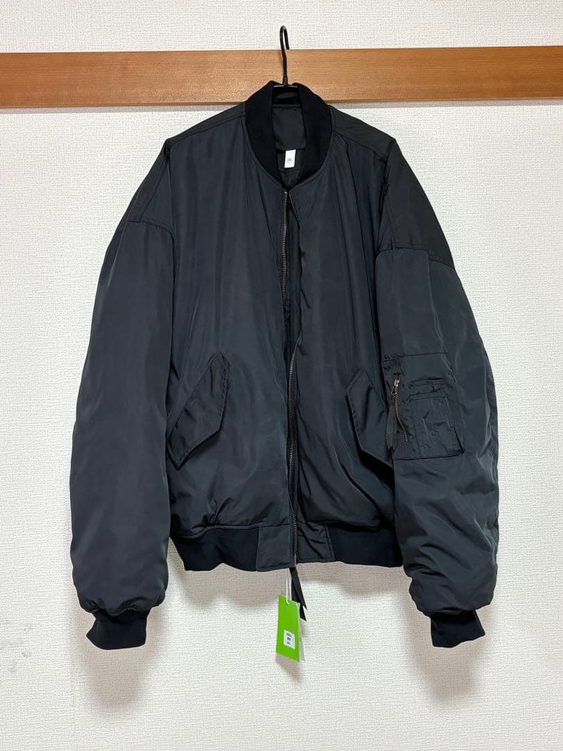 新品 オーバーサイズ MA-1フライトジャケット ブラック 2XL