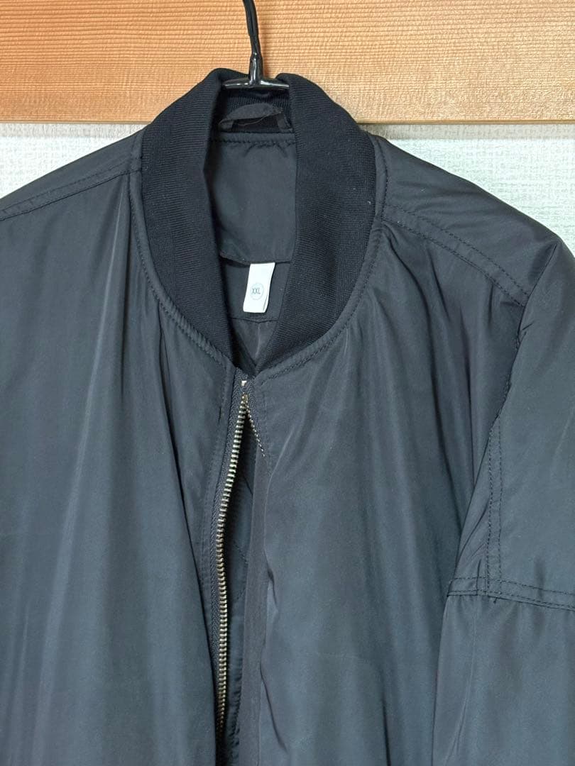 新品 オーバーサイズ MA-1フライトジャケット ブラック 2XL
