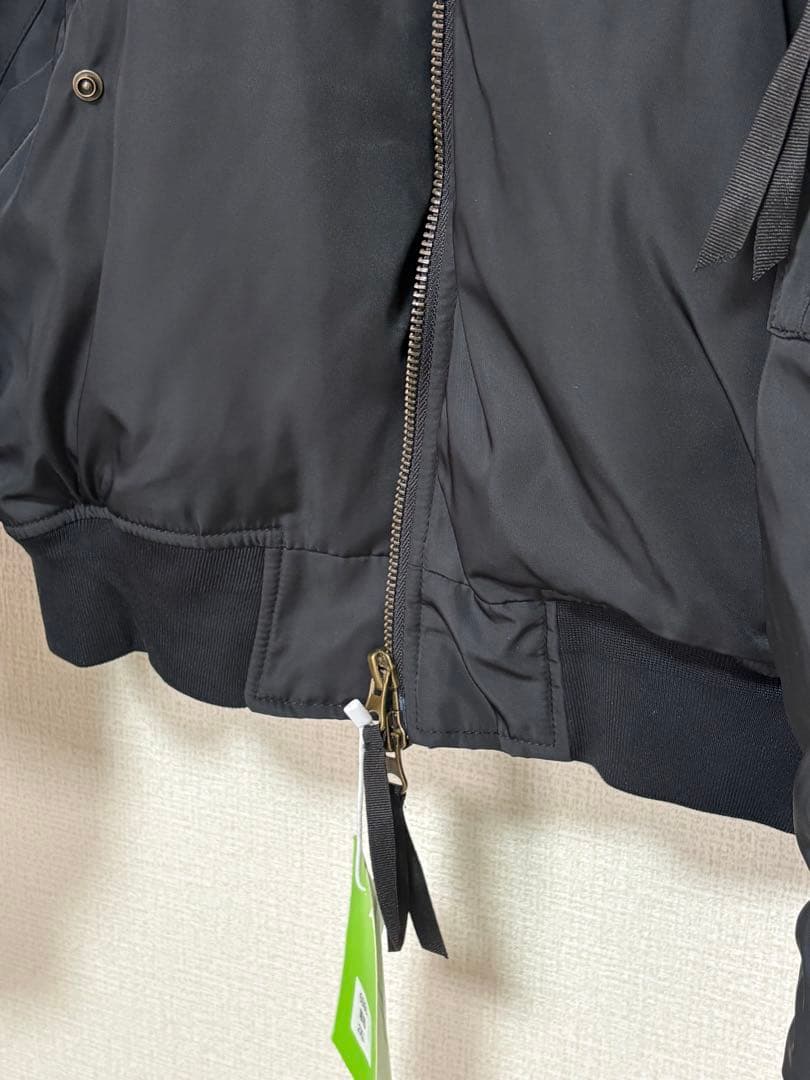 新品 オーバーサイズ MA-1フライトジャケット ブラック 2XL