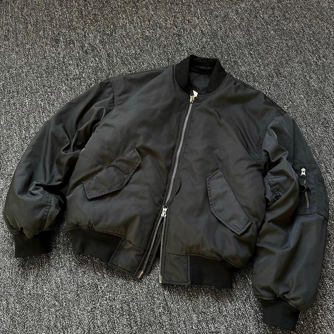 新品 オーバーサイズ MA-1フライトジャケット ブラック 2XL