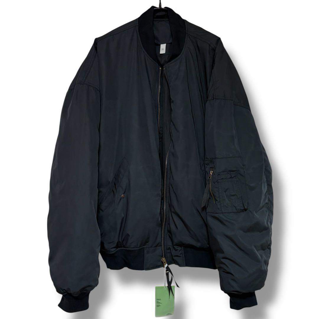 新品 オーバーサイズ MA-1フライトジャケット ブラック 2XL