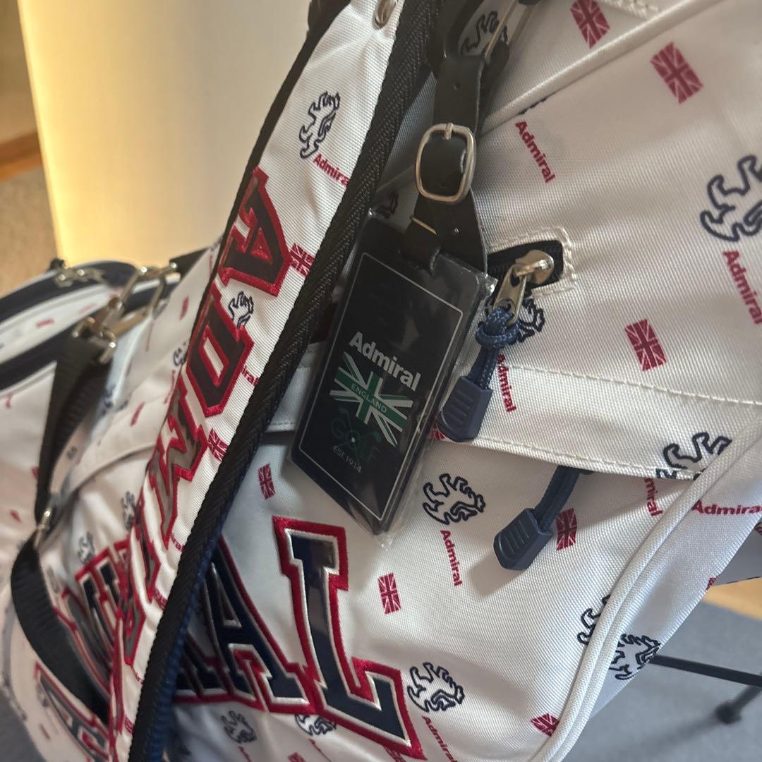 ぷりけつAdmiral キャディバッグ ホワイト