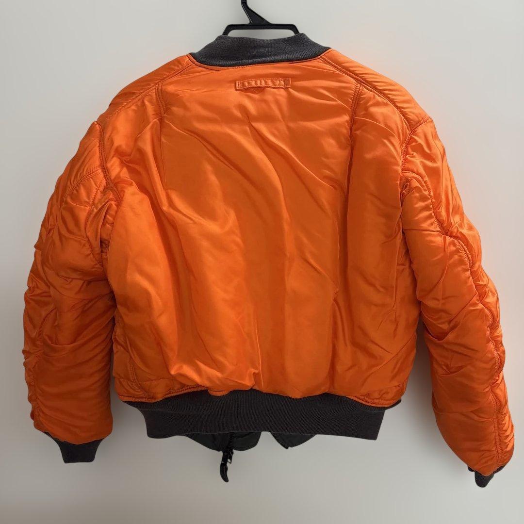 ALPHA INDUSTRIES MA-1 フライトジャケット　カーキ　Ｌ