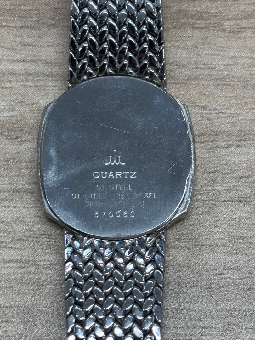 Credor クレドール　クォーツ 腕時計 黒文字盤　18kt 18金