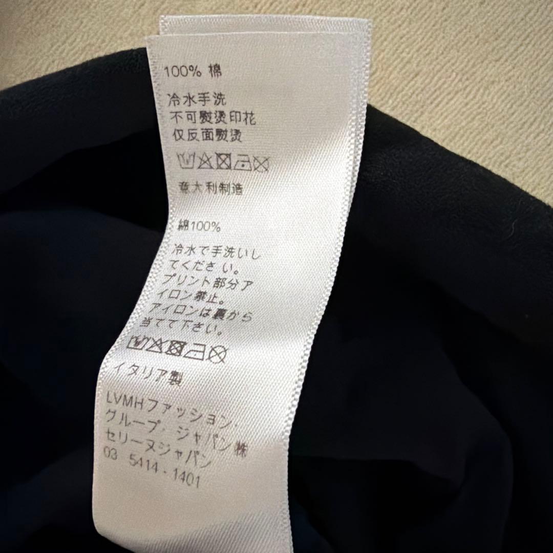 CELINE ブラックTシャツ XS　19ss エディスリマン