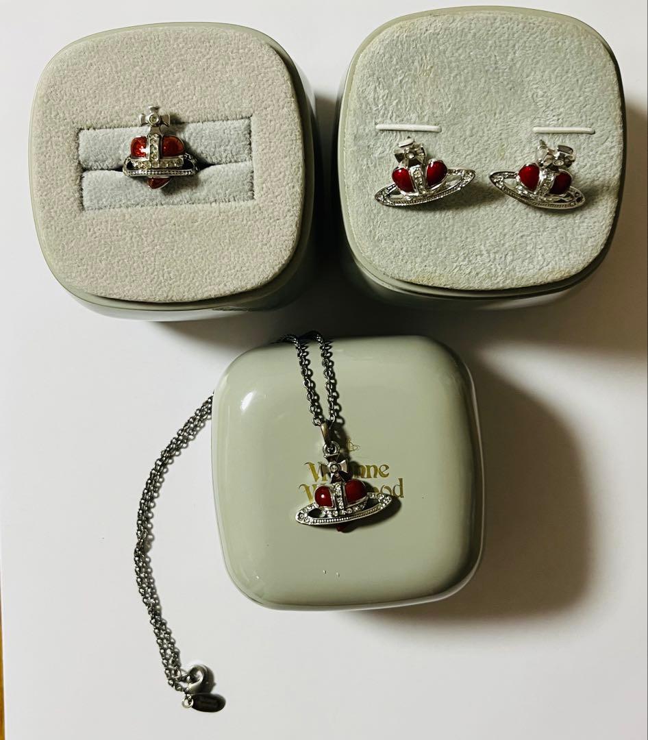 Vivienne westwood DIAMANTE HEART ３点セット
