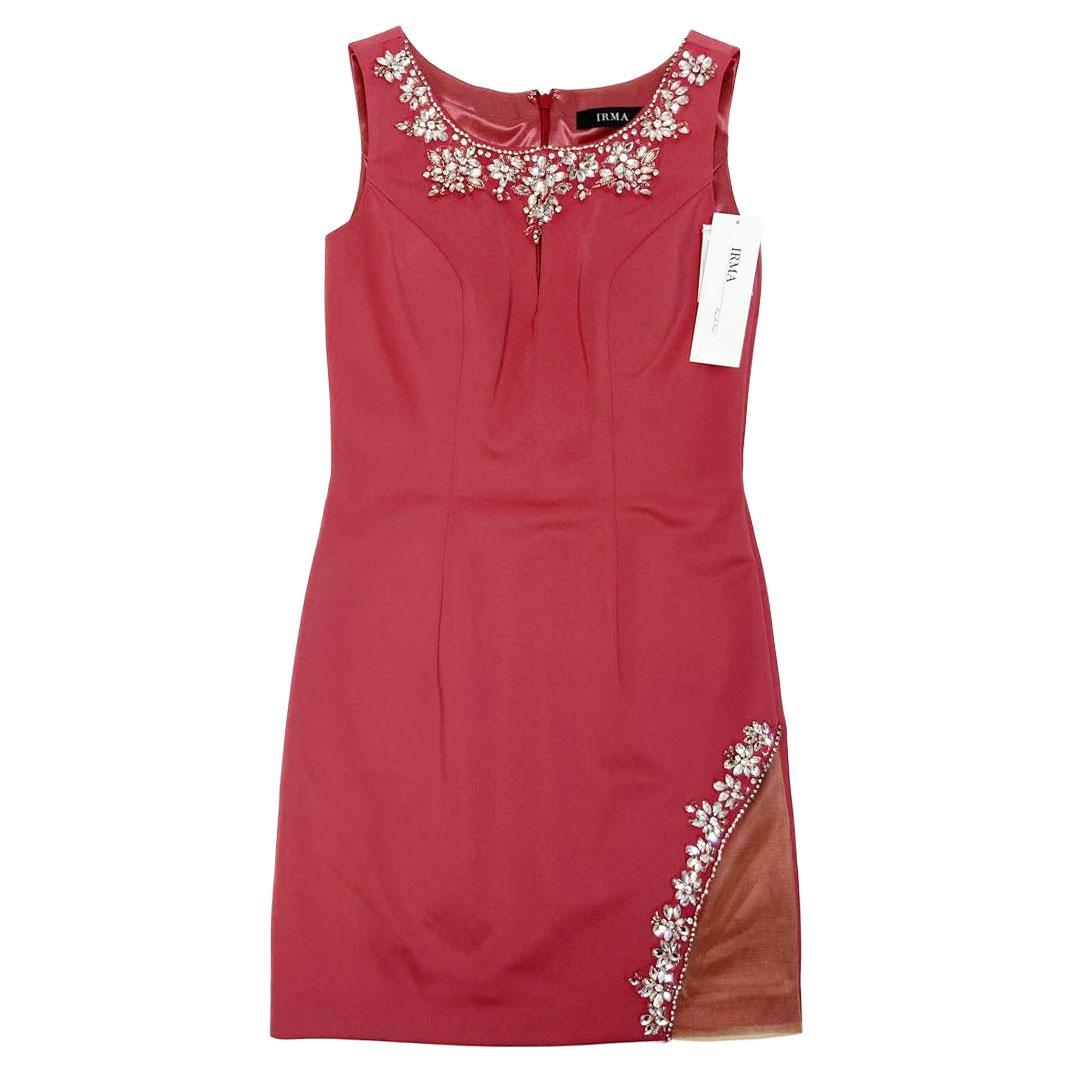 IRMA イルマ デコルテビジュー バストカット タイトミニドレス sugar