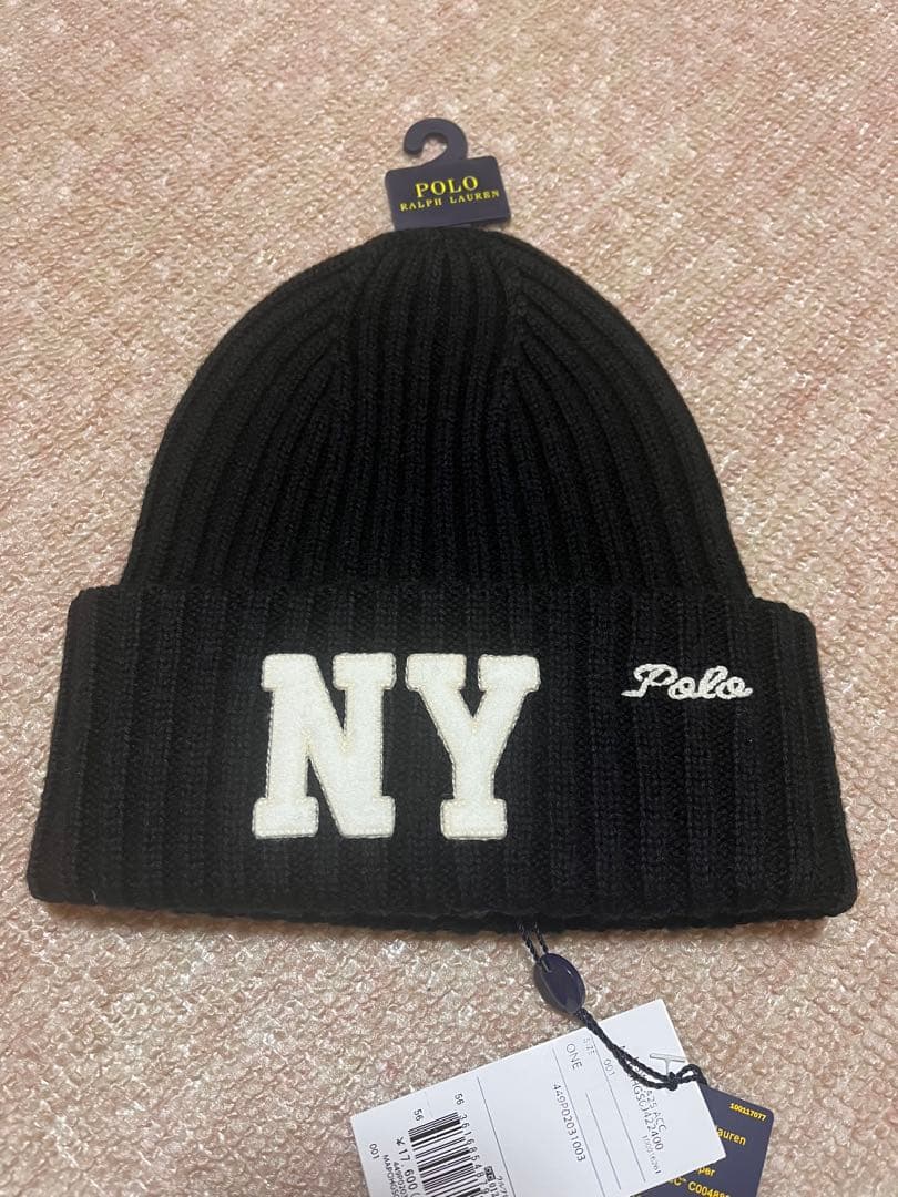 新品未使用⭐︎POLO NYニット帽
