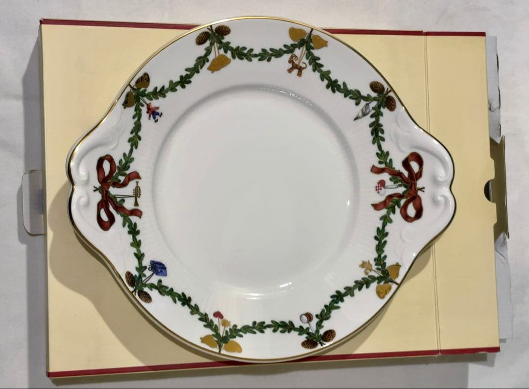 ロイヤルコペンハーゲン クリスマス ケーキディッシュ
