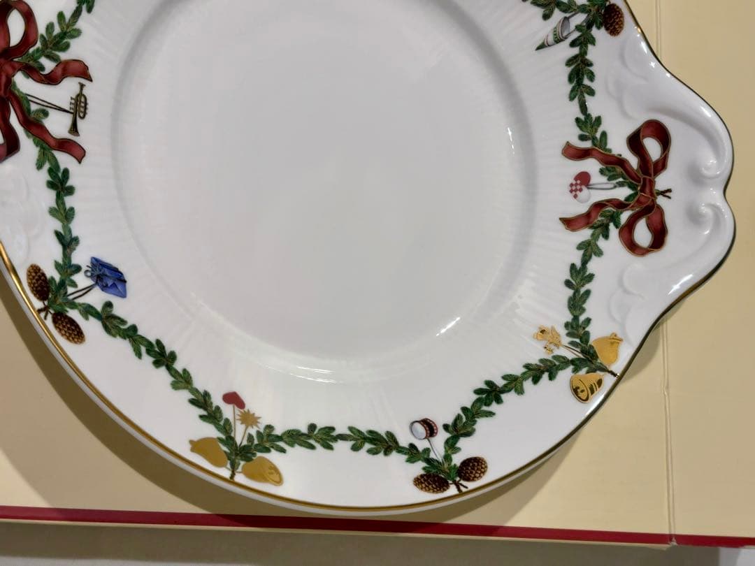 ロイヤルコペンハーゲン クリスマス ケーキディッシュ