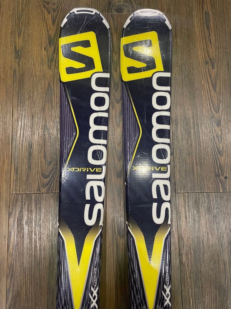 Salomon スキー板 黒/黄色 サロモン　X DRIVE 161センチ