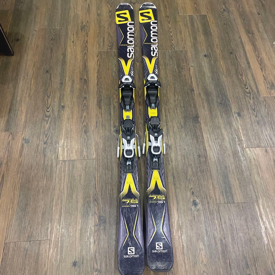 Salomon スキー板 黒/黄色 サロモン　X DRIVE 161センチ