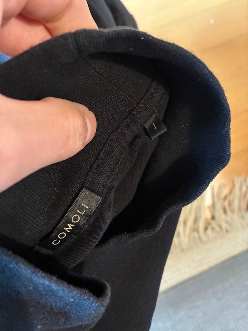 COMOLI（コモリ）コットンジャージ モックネックプルオーバー　24aw