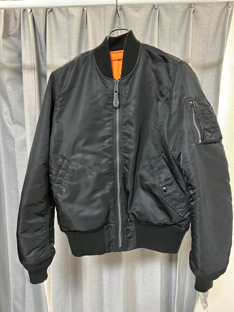 【90s】ALPHA INDUSTRIE ma-1 ブラック L