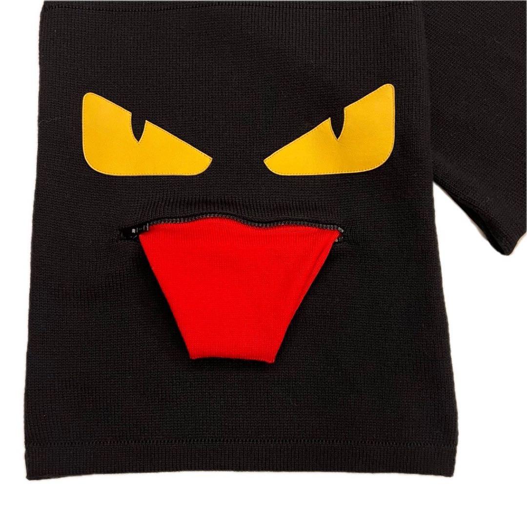 【美品】フェンディ バグズ モンスター マフラー ストール ユニセックス