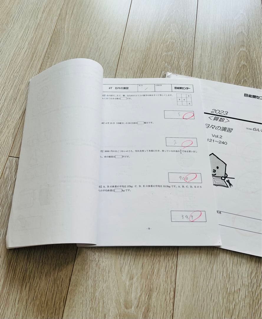 専用　能開センター　中学受験小6用学習資料一式（難関クラス）