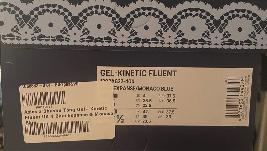 専用出品SHUSHU/TONG Asics Gel-Kinetic Fluent