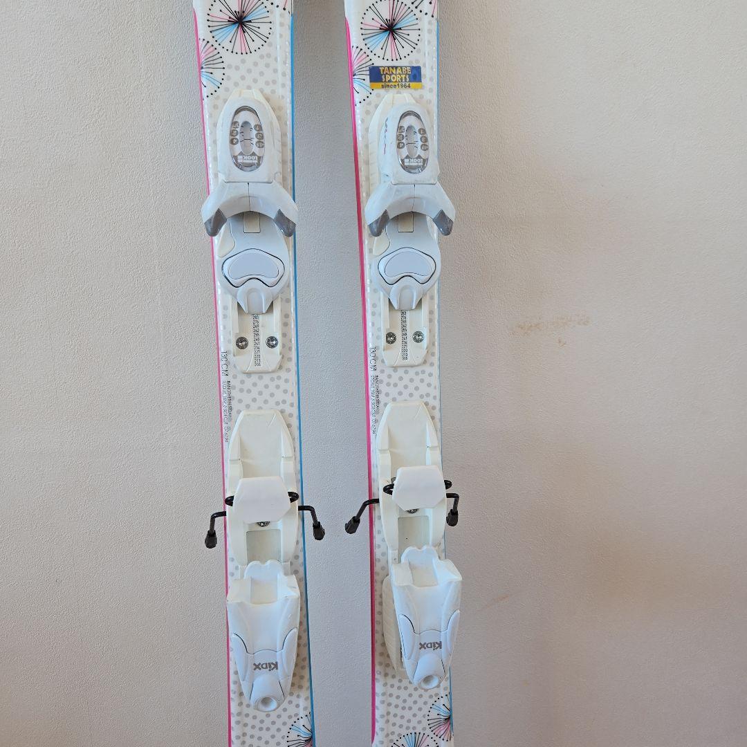 ROSSIGNOL スキー板 花火模様 ビンディング付き　130cm