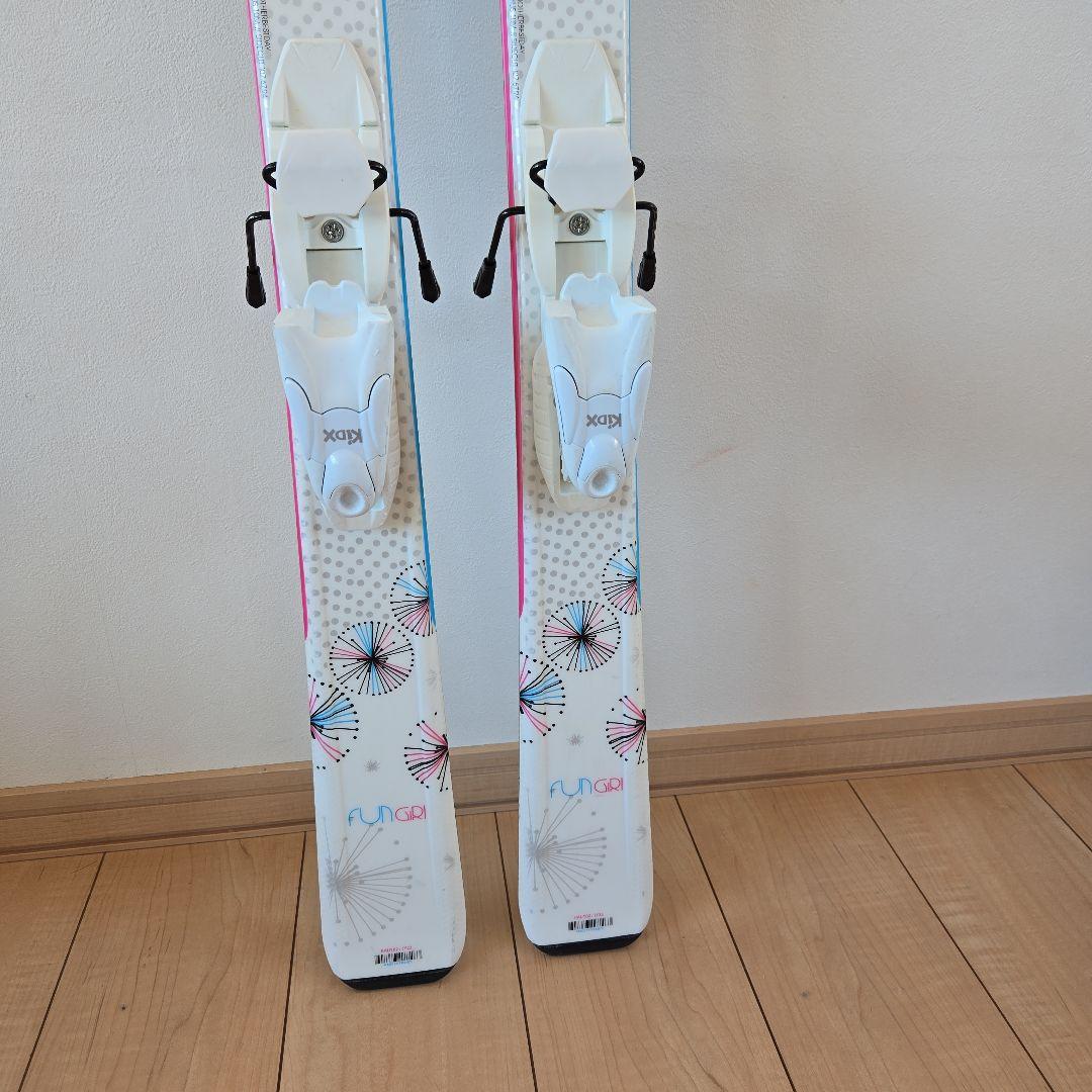 ROSSIGNOL スキー板 花火模様 ビンディング付き　130cm