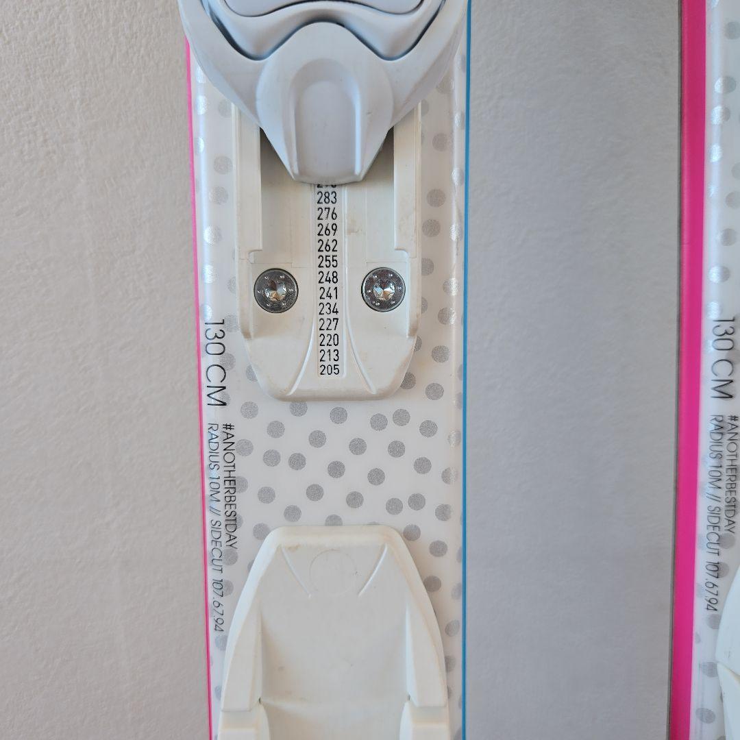 ROSSIGNOL スキー板 花火模様 ビンディング付き　130cm