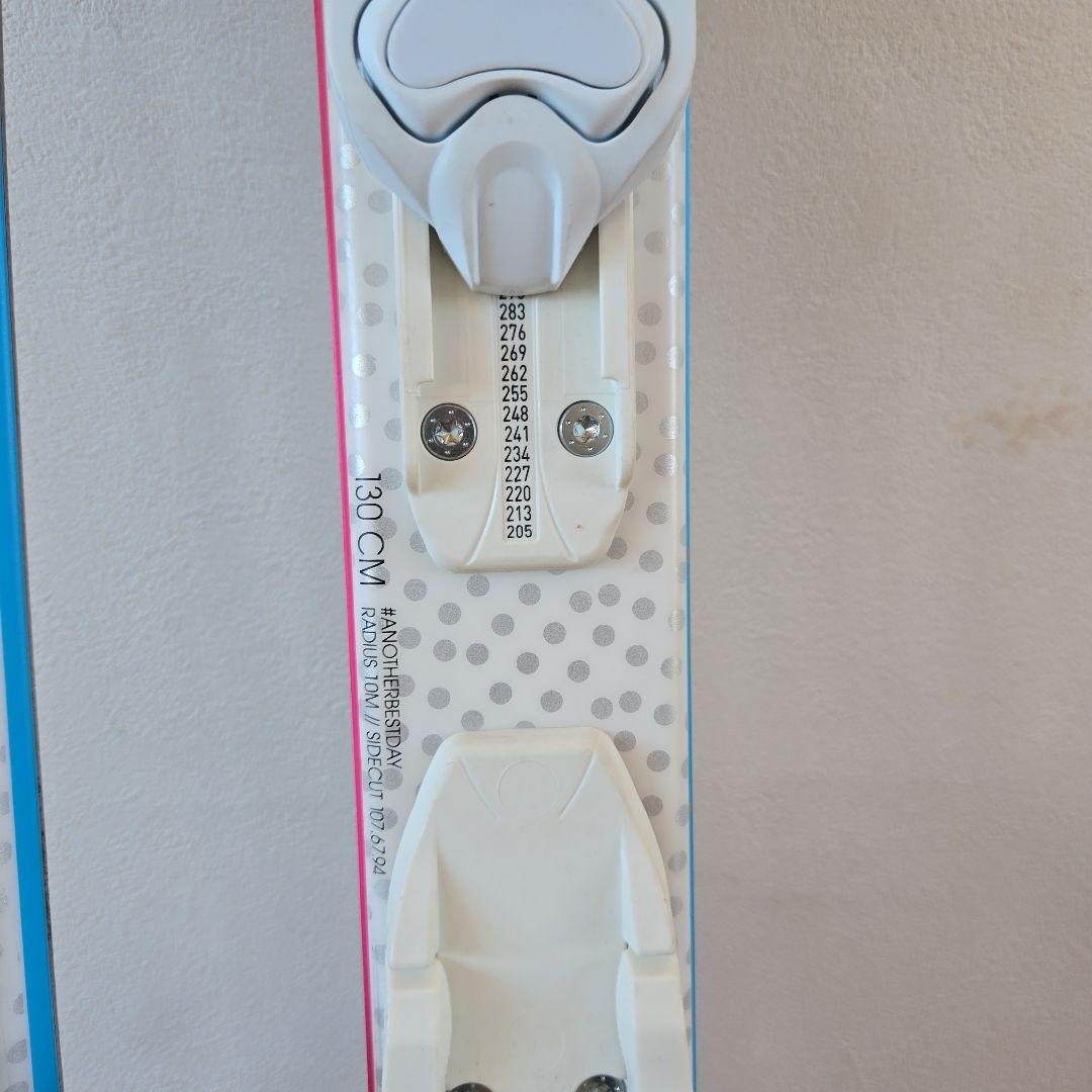ROSSIGNOL スキー板 花火模様 ビンディング付き　130cm