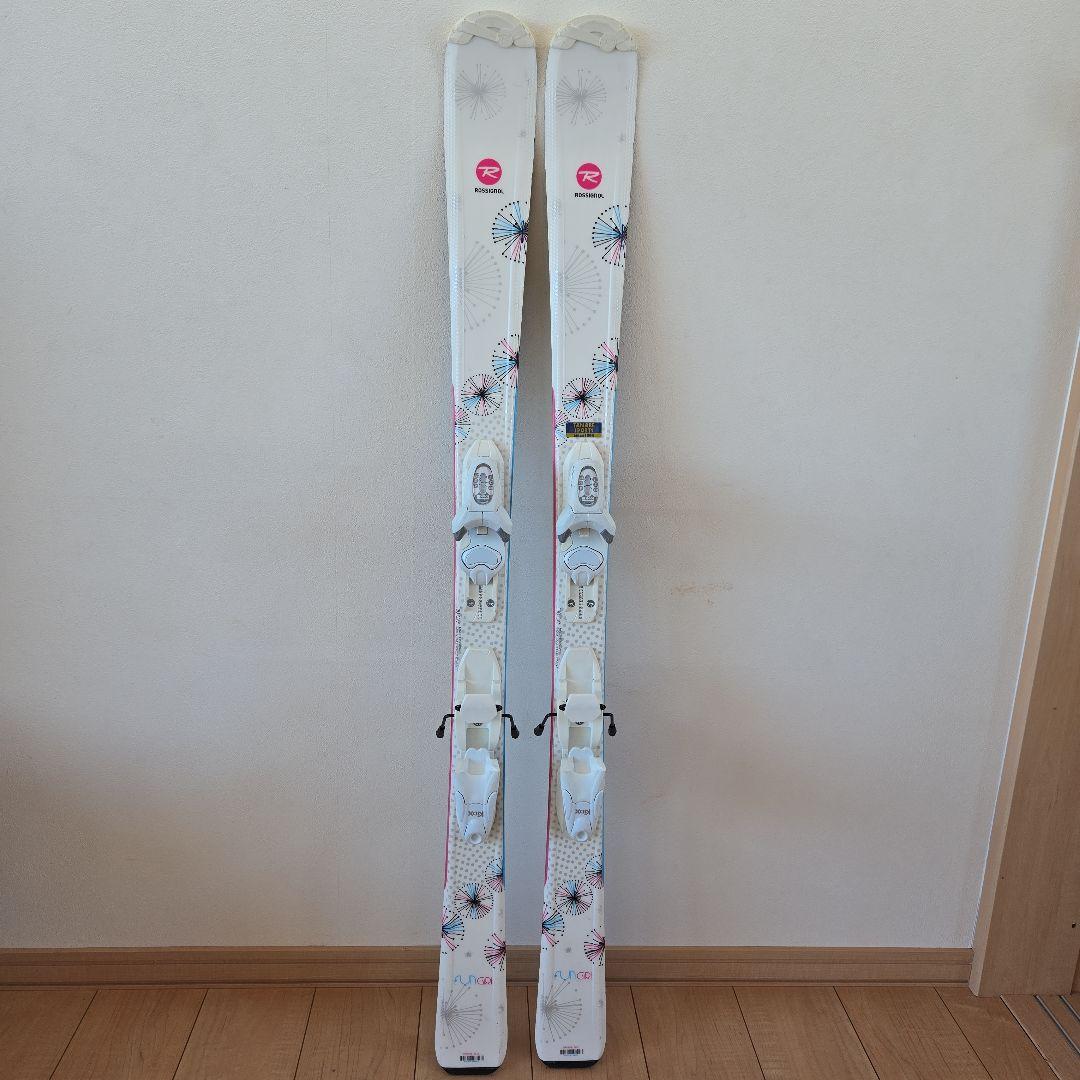 ROSSIGNOL スキー板 花火模様 ビンディング付き　130cm