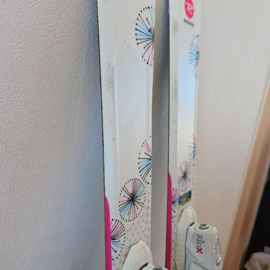 ROSSIGNOL スキー板 花火模様 ビンディング付き　130cm