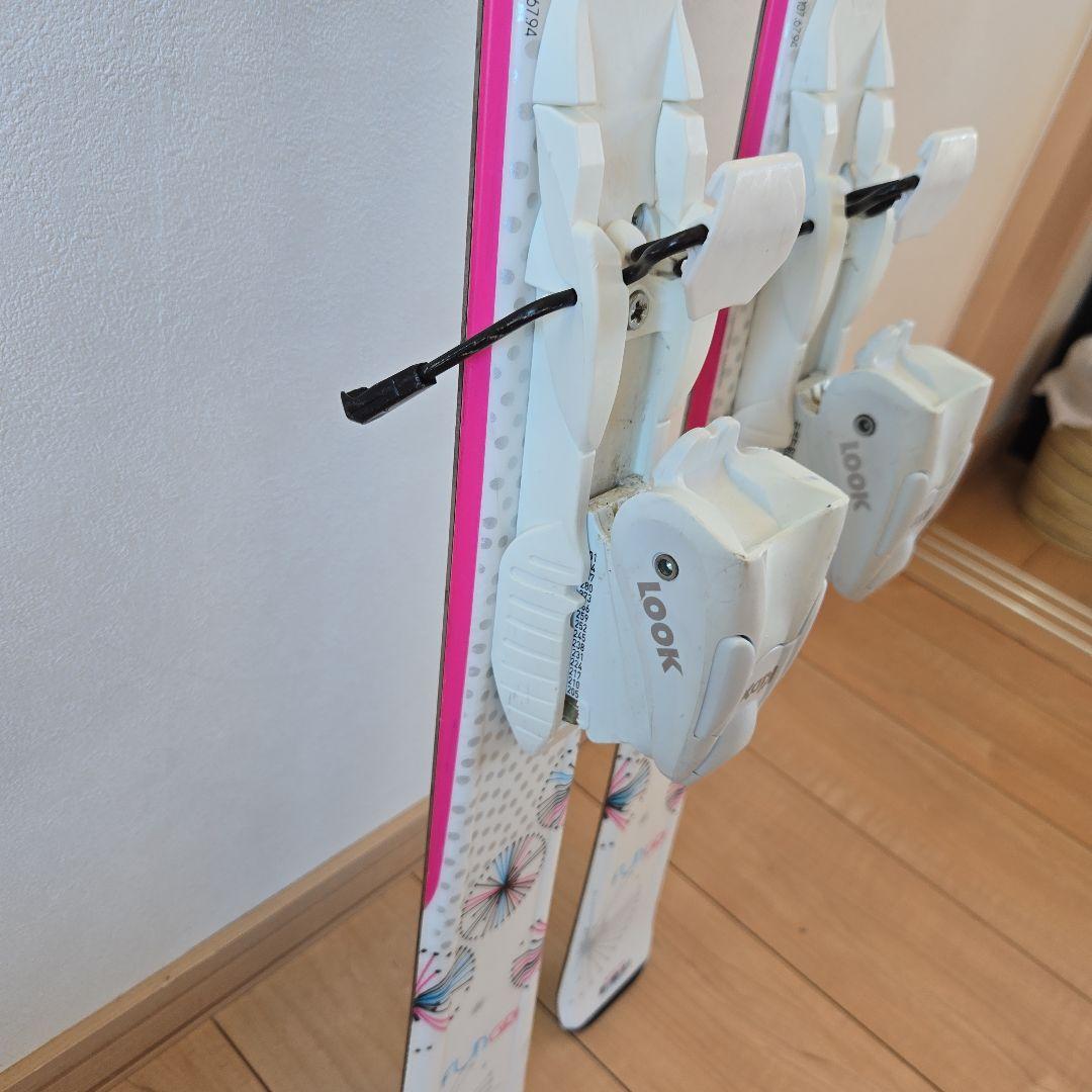 ROSSIGNOL スキー板 花火模様 ビンディング付き　130cm