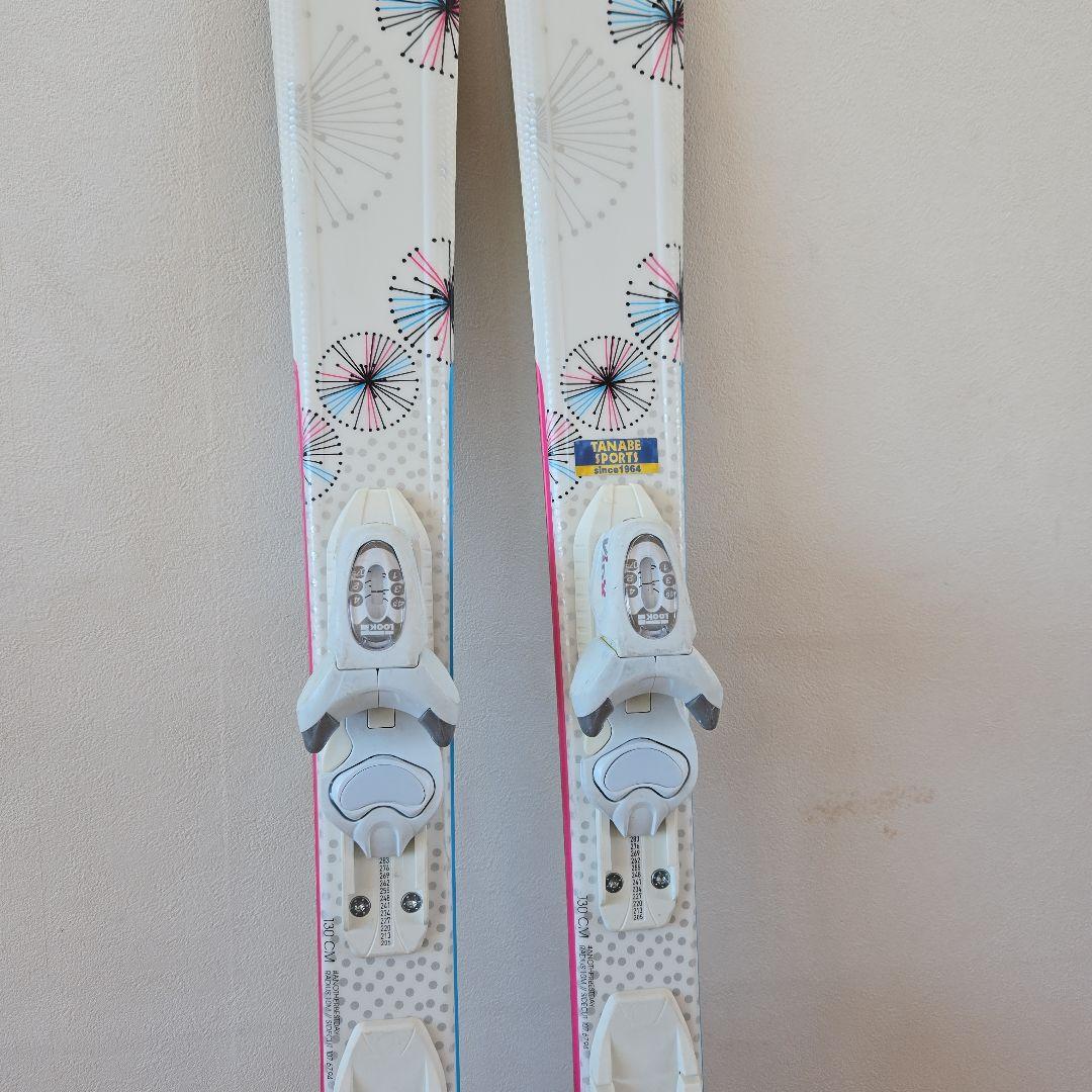 ROSSIGNOL スキー板 花火模様 ビンディング付き　130cm