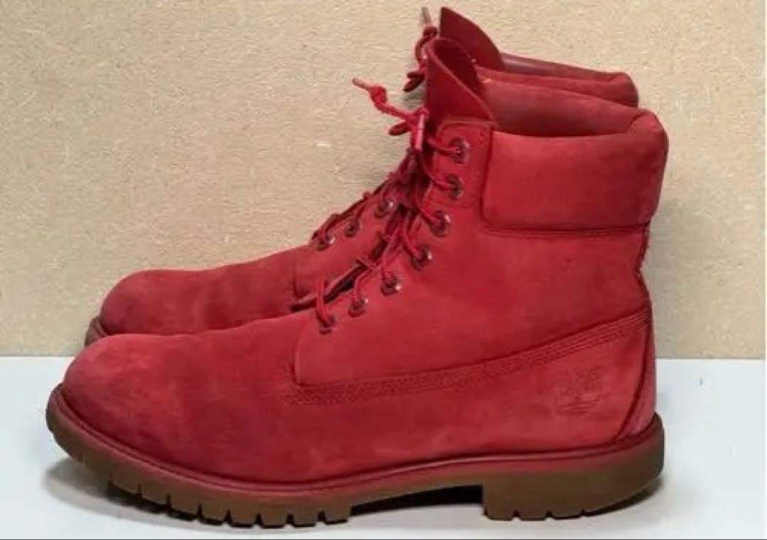 s*r様 Timberland赤 6インチ ブーツ値下げ交渉可