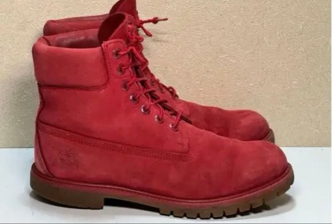 s*r様 Timberland赤 6インチ ブーツ値下げ交渉可