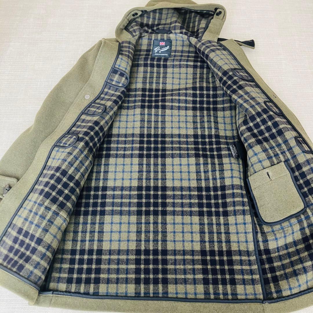 【美品】グローバーオール ダッフルコート モリス ローデン チェック XS