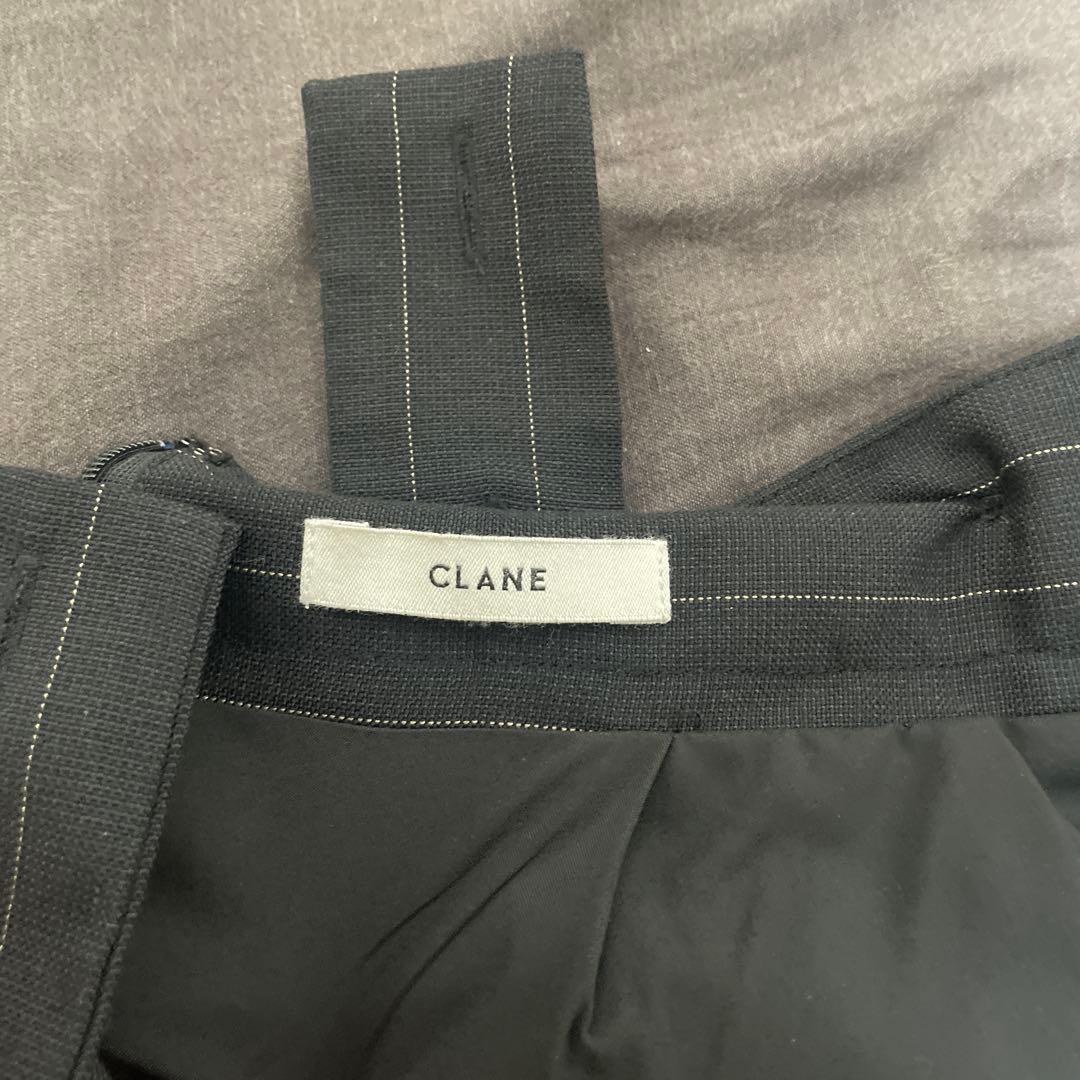 CLANE ストライプ ディープUネックサロペット サイズ1