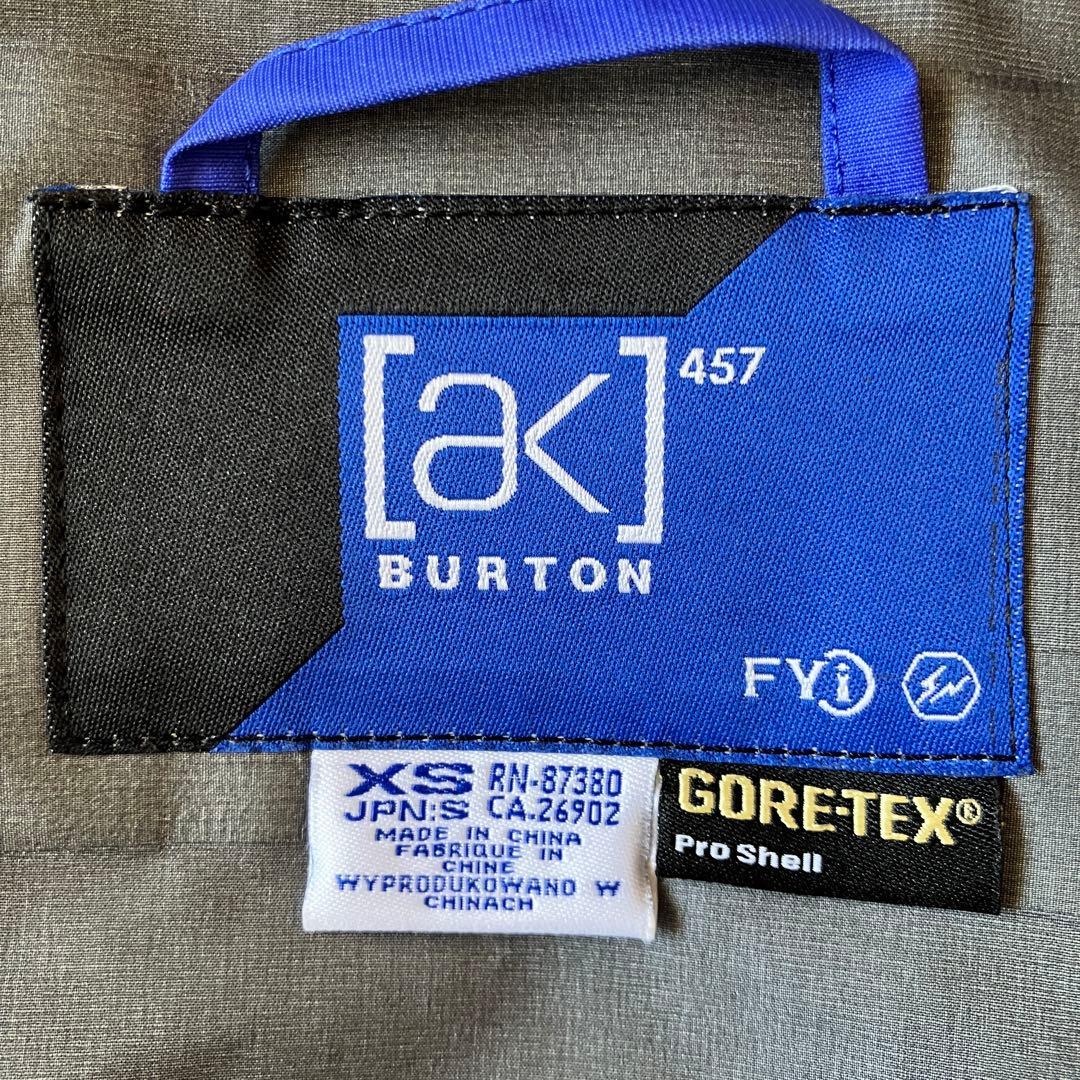 #4L✨BURTON AK457✨ゴアテックス✨スノボジャケット メンズS