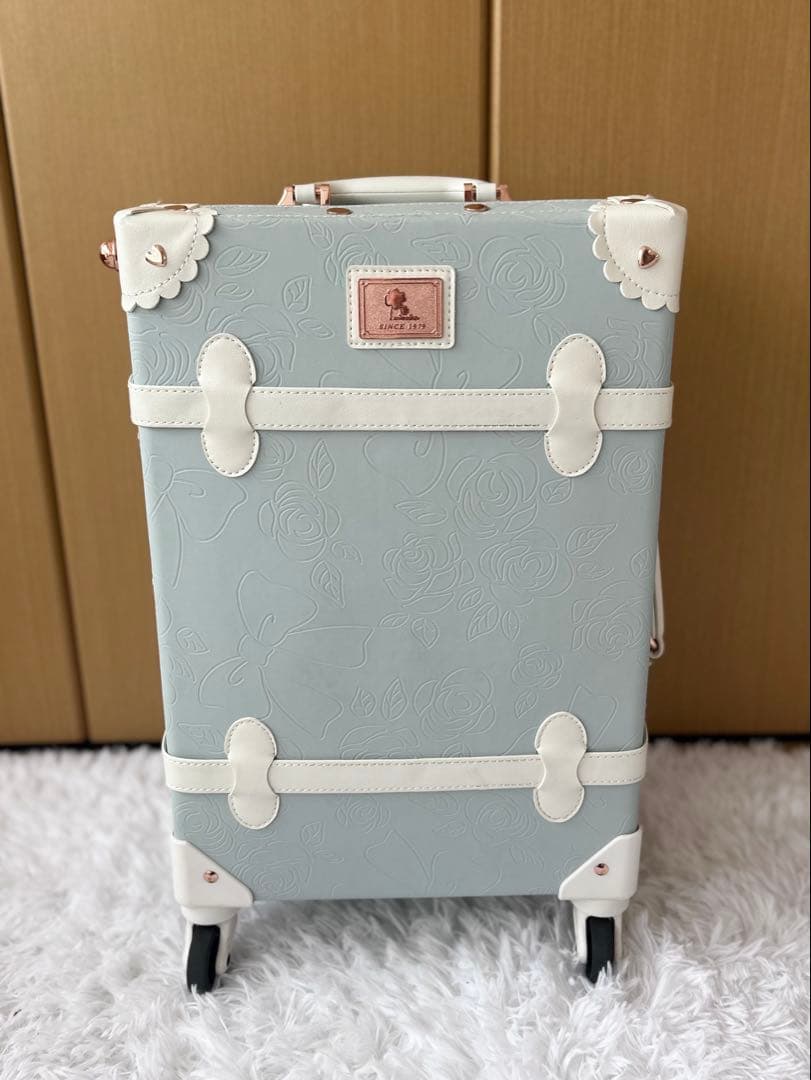 キャリーケース キャリーバッグ スーツケース 水色 ブルー Mサイズ