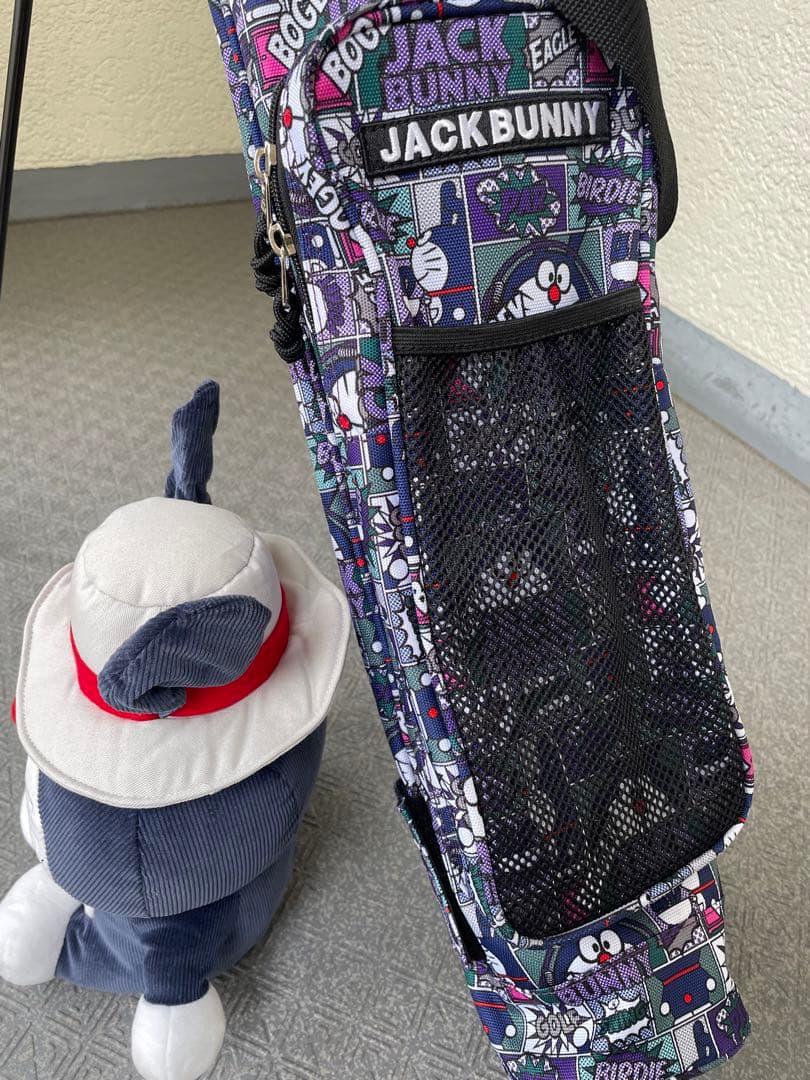 美品&未使用品●JACK BUNNYドラえもん●サブキャディバッグとヘッドカバー