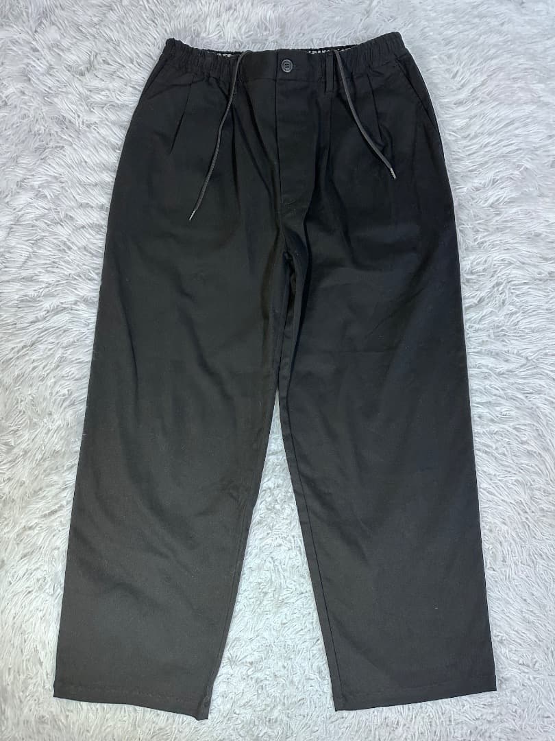 極美品 Grimcrap ワイドトラウザーストレッチチノパンツ