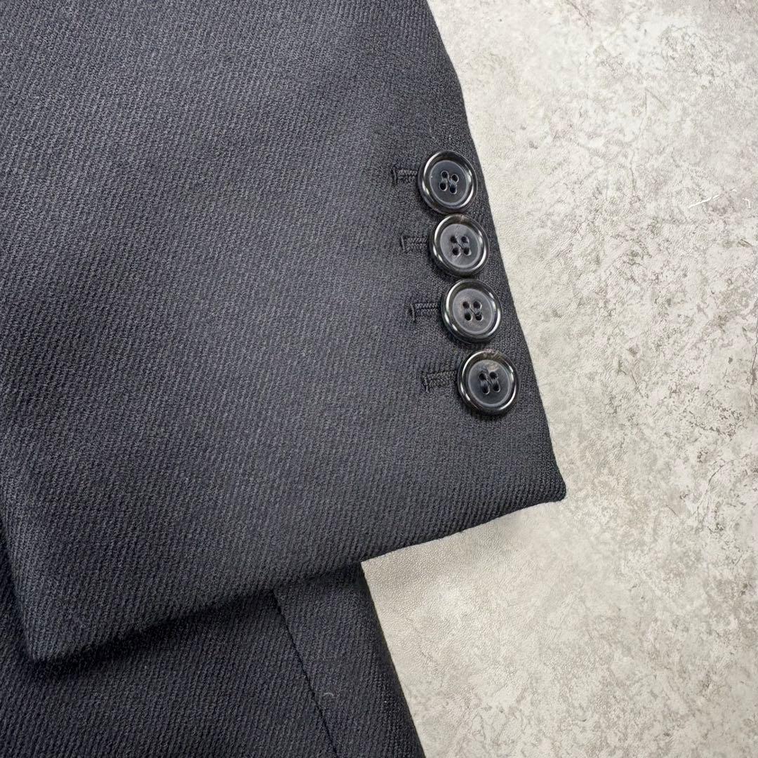 サンローランパリ　カシミヤ混　19年　チェスター　コート　48 ブラック　ウール