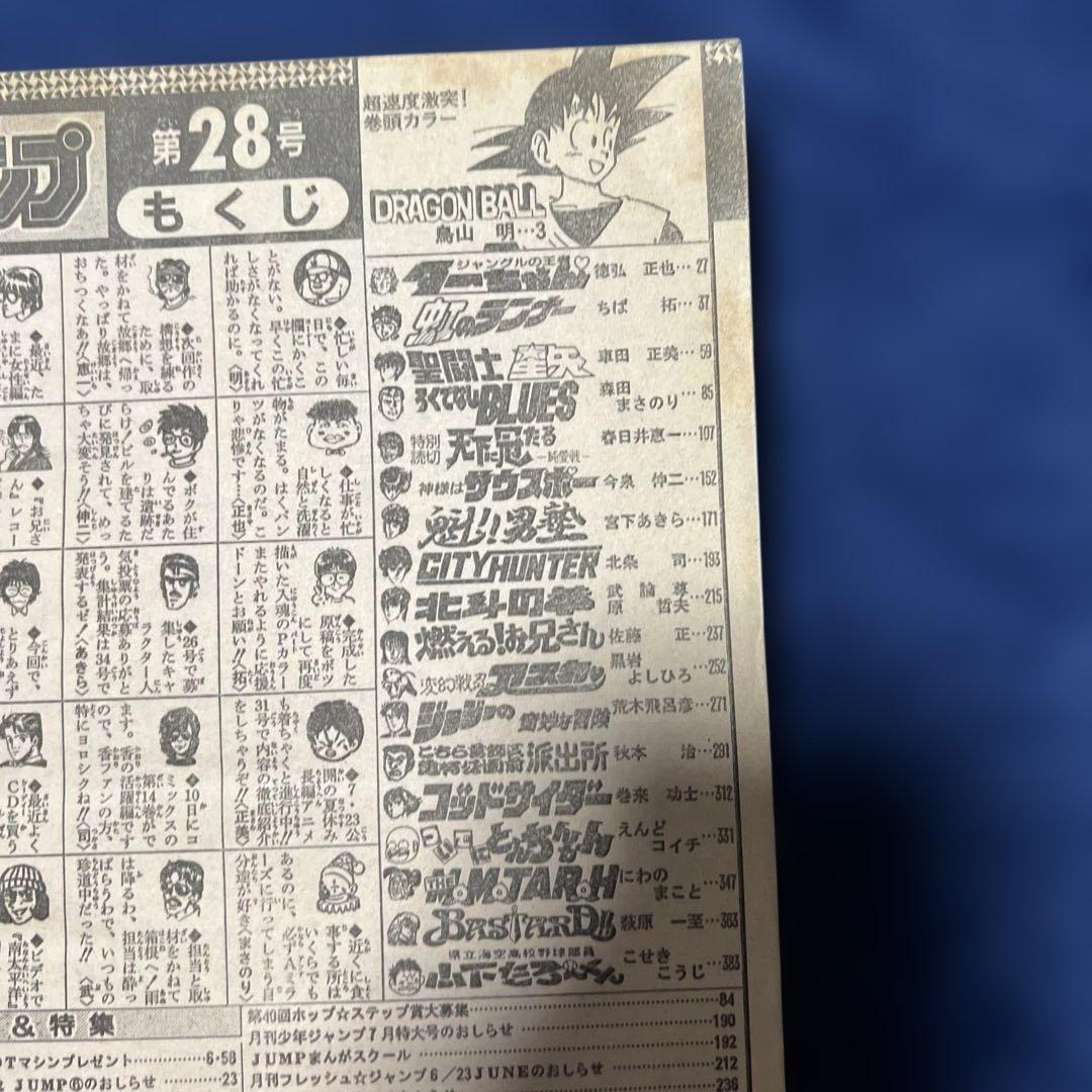 週刊少年ジャンプ 聖闘士星矢　No.28 1988年6月20日号