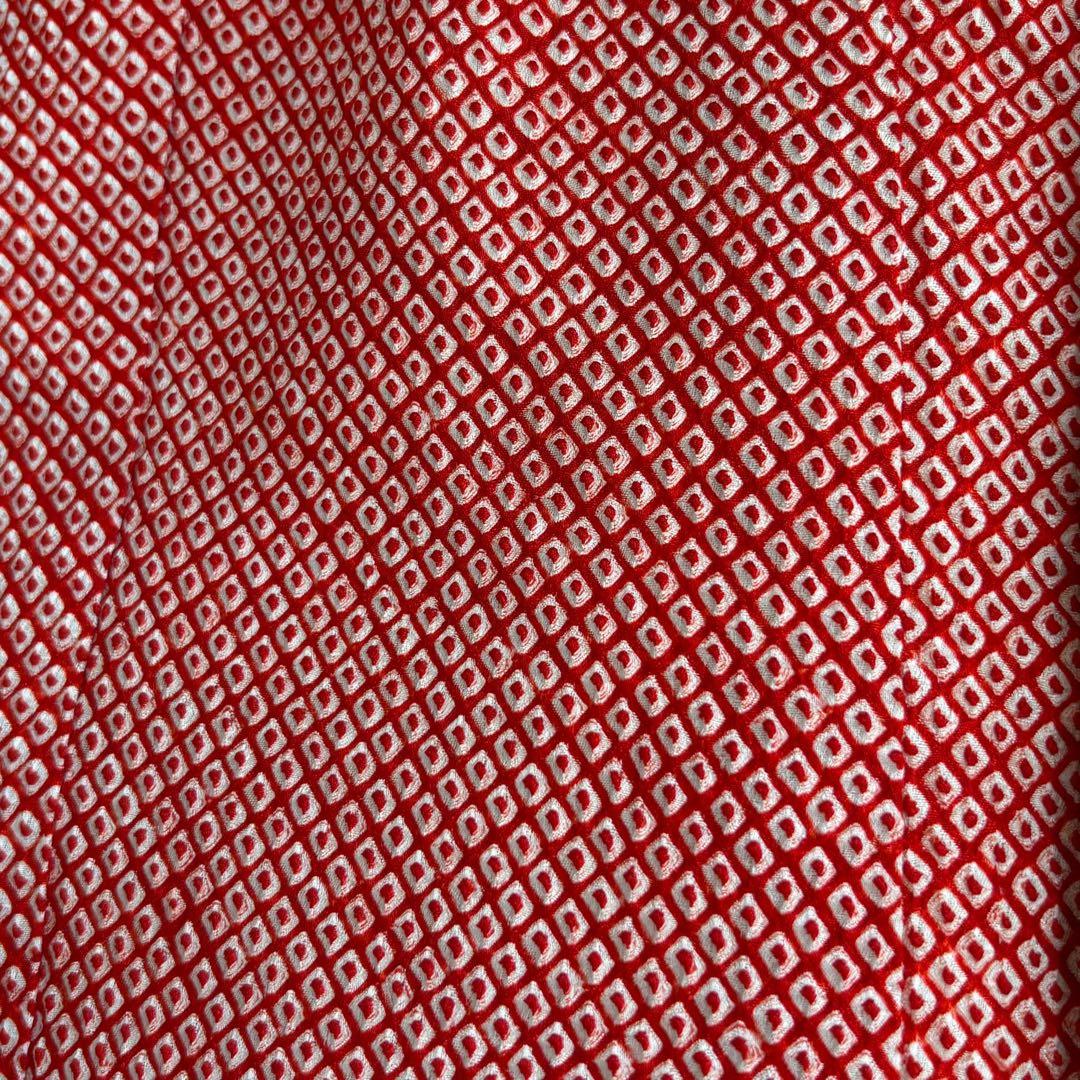 アンティーク　フルセット　七五三　３歳女の子　ピンク　絞り被布　小物　7050