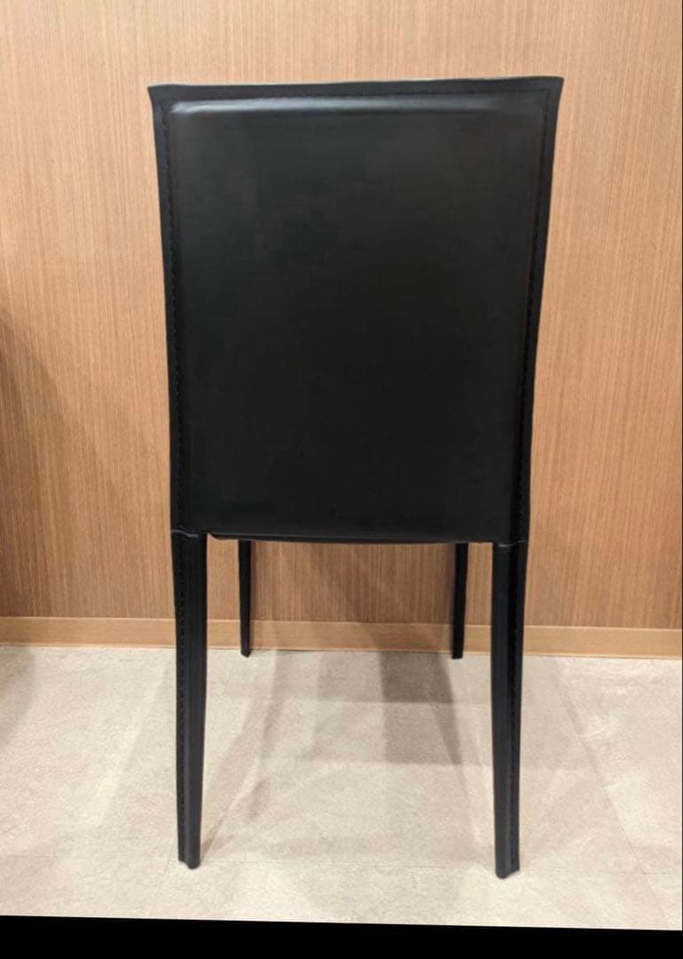 クラスティーナ ダイニング チェア イス 椅子 2脚セット 美品 ブラック 黒